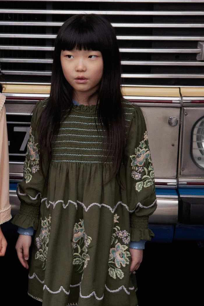 Mia Dress in Forest