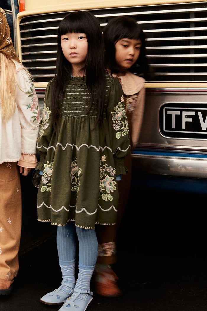 Mia Dress in Forest
