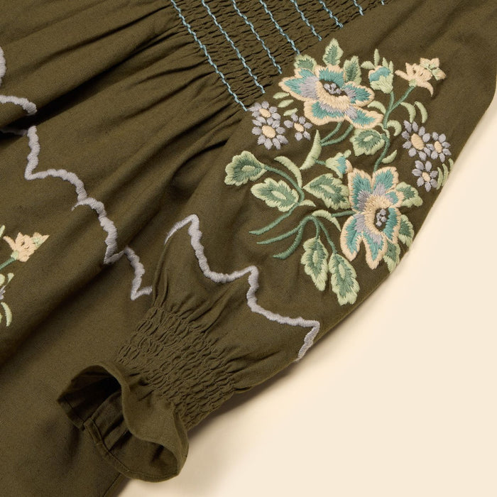 Mia Dress in Forest