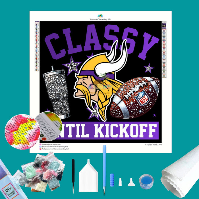 Minnesota Classy NFL Football Diamond Painting