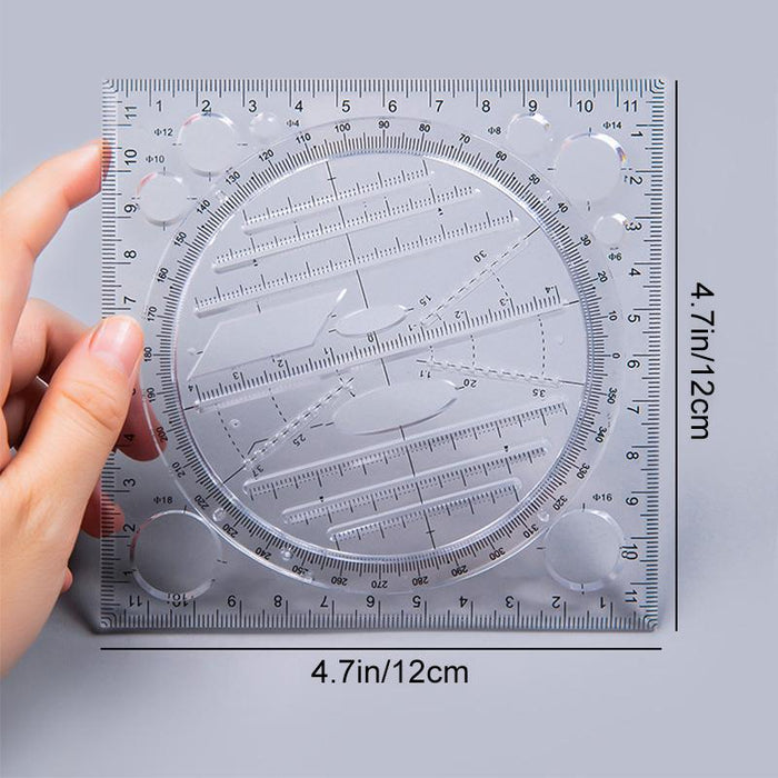 Multifunctional Drawing Ruler
