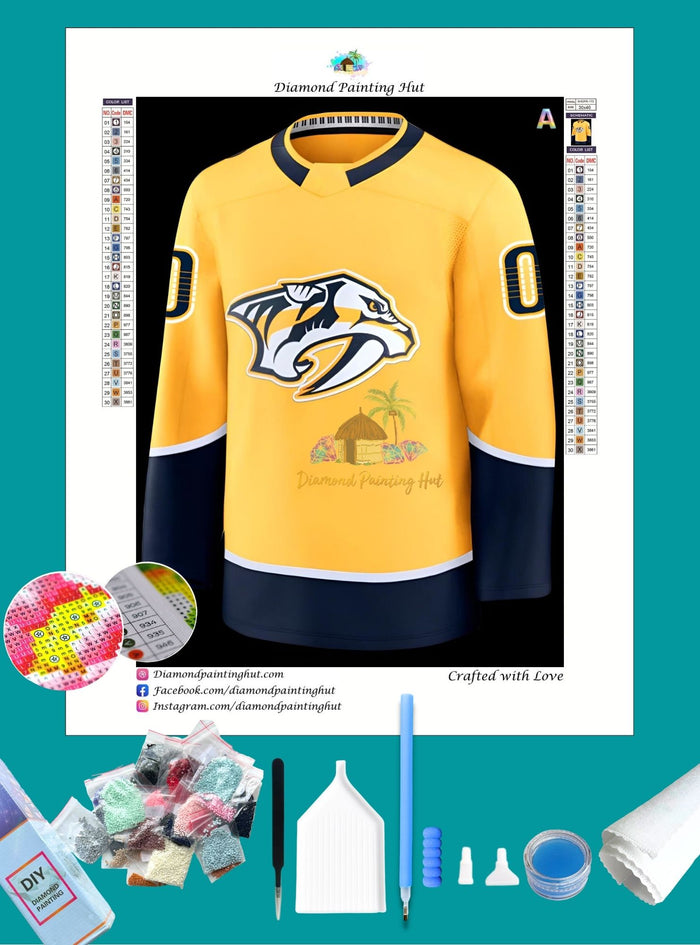 Nashville NHL Jersey Diamond Painting