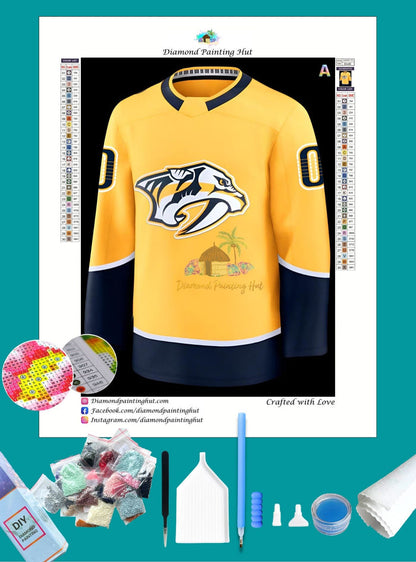 Nashville NHL Jersey Diamond Painting
