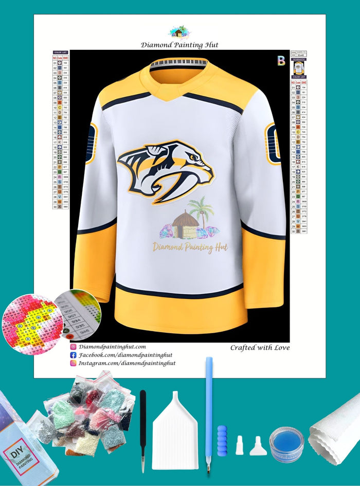 Nashville NHL Jersey Diamond Painting