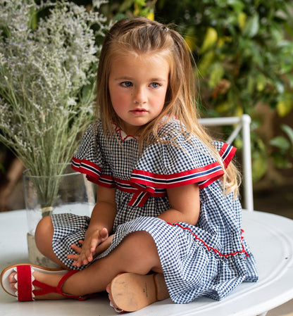 Nautic Navy Girl Stripes Dress