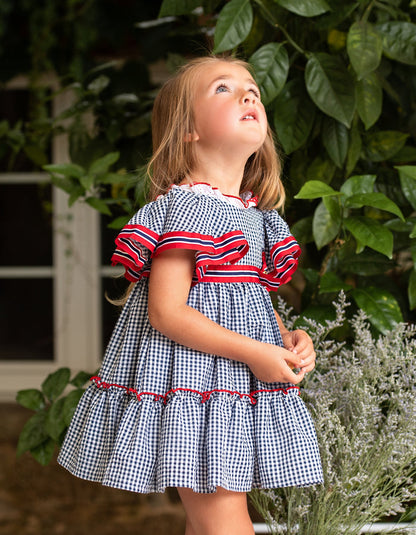 Nautic Navy Girl Stripes Dress
