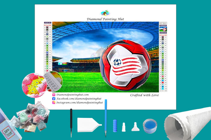 New England Revolution MLS Diamond Painting-Diamond Painting Hut