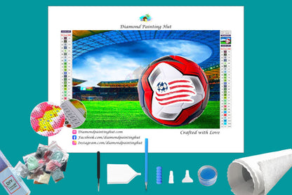 New England Revolution MLS Diamond Painting-Diamond Painting Hut