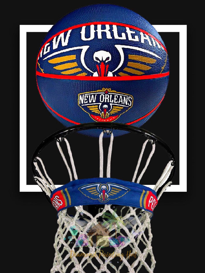 New Orleans Pelicans NBA Basketball Diamond Painting-Diamond Painting Hut