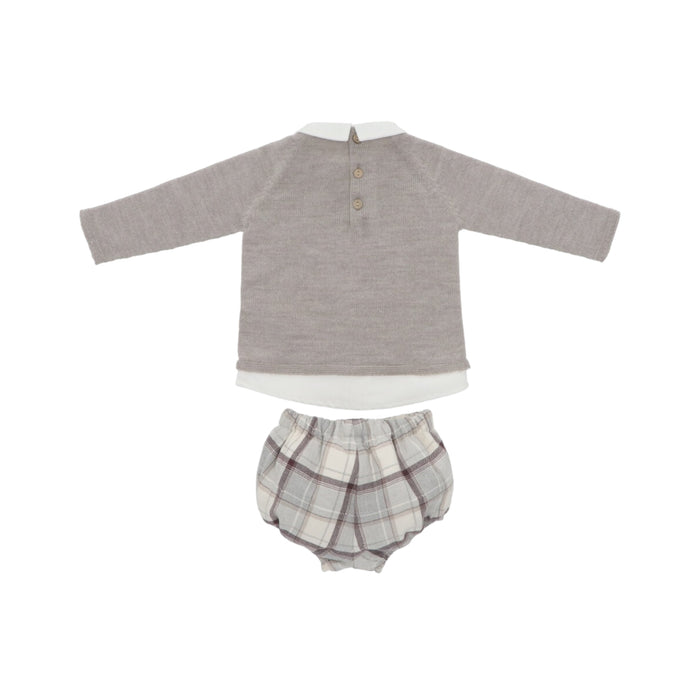 Noah Taupe Boy 2-pc Jumper set