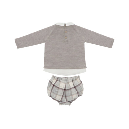 Noah Taupe Boy 2-pc Jumper set