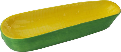 Novelty Ceramic Corn on The Cob Dish