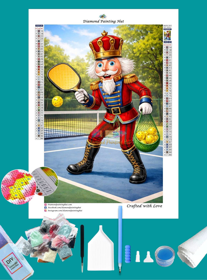 Nutcracker Pickleball Diamond Painting