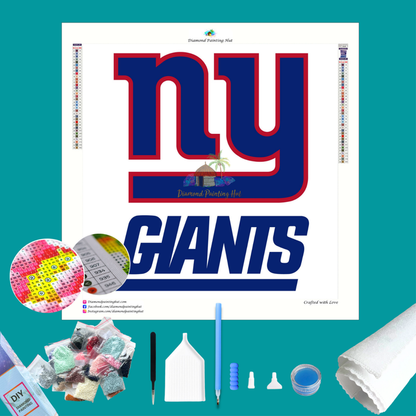 NY Giants Logo Diamond Painting