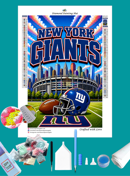 NY Giants NFL Skyline Diamond Painting
