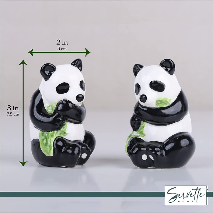 Panda Bears Salt and Pepper Shakers