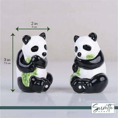 Panda Bears Salt and Pepper Shakers