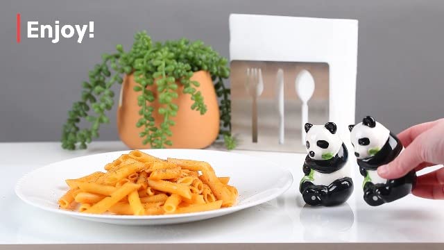 Panda Bears Salt and Pepper Shakers