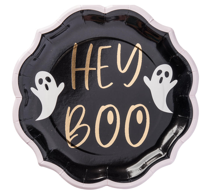 Paper Dinner Plate Sweet 'n Spooky Foil/8pk