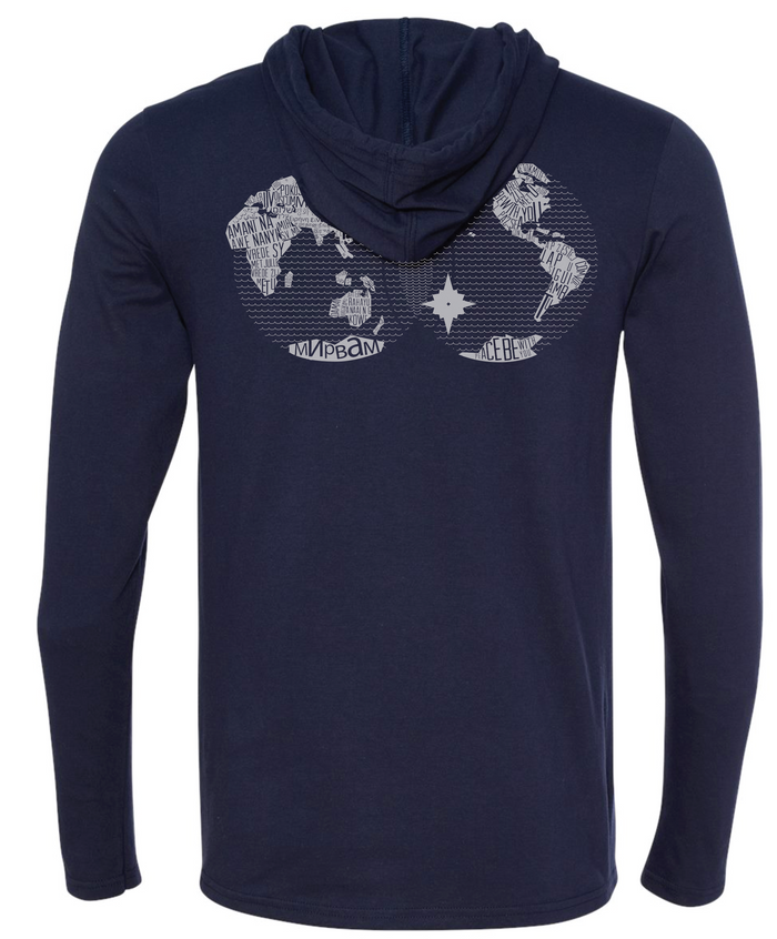 Peace Be With You Hooded Long Sleeve