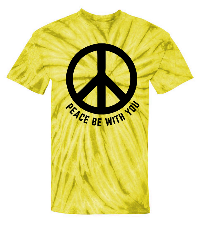 Peace Be With You Tie-Dye T-Shirt (Multiple Colors)