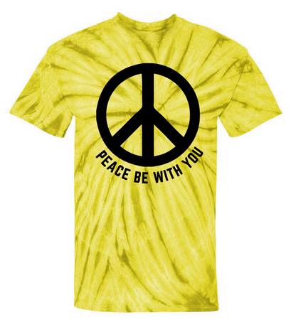 Peace Be With You Tie-Dye T-Shirt (Multiple Colors)