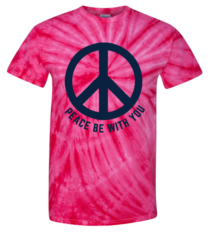 Peace Be With You Tie-Dye T-Shirt (Multiple Colors)