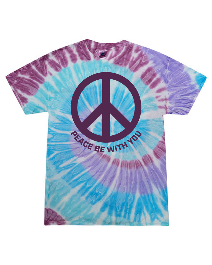 Peace Be With You Tie-Dye T-Shirt (Multiple Colors)