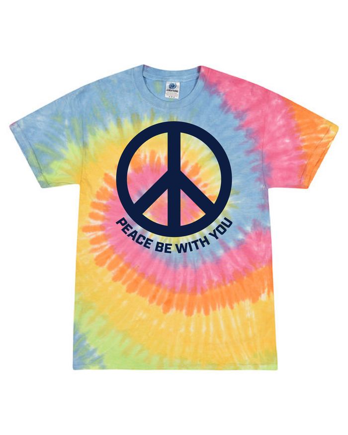 Peace Be With You Tie-Dye T-Shirt (Multiple Colors)