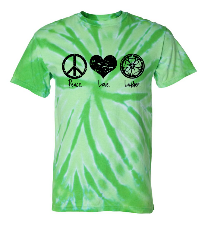 Peace Love Luther T-Shirt (Multiple Colors)