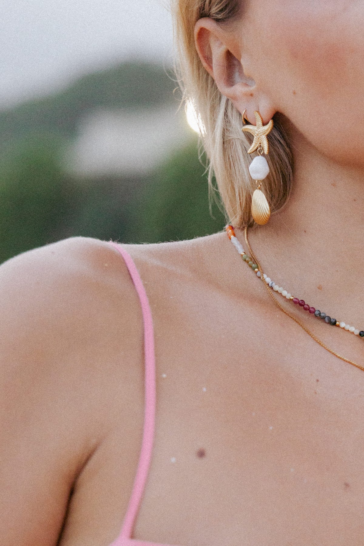 Guam Earrings - Gold