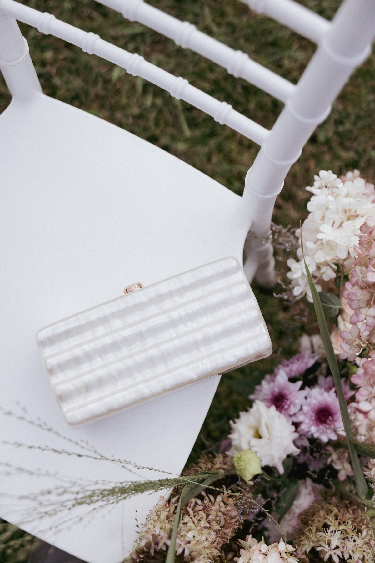 Helena Clutch - Pearl