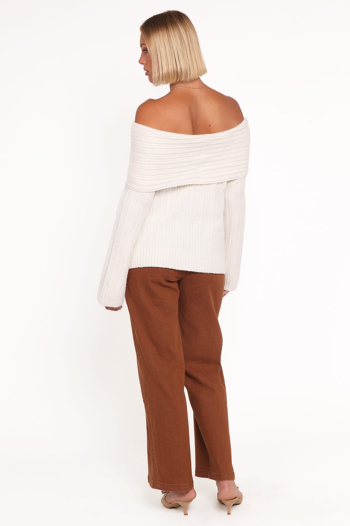 Hayes Wide Leg Pant - Mocha Brown