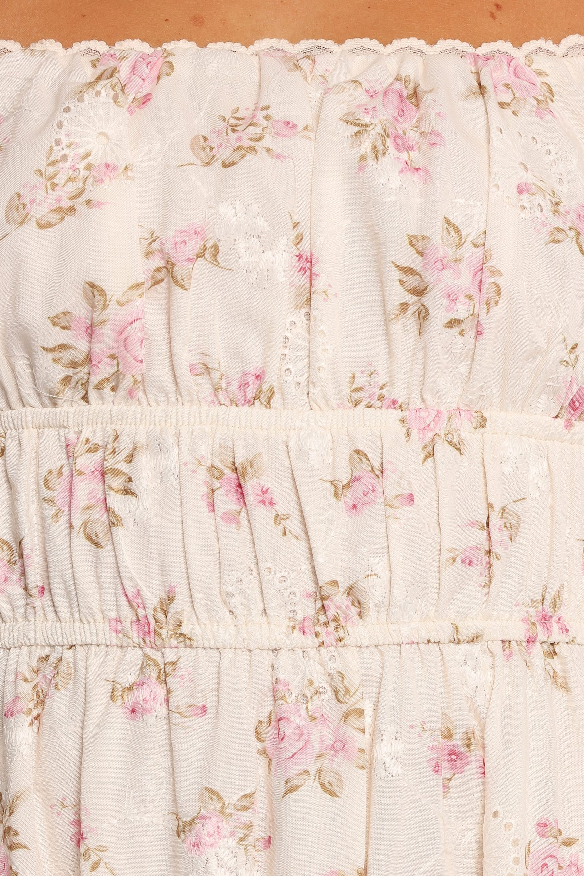 Eowyn Maxi Dress - Ivory Pink
