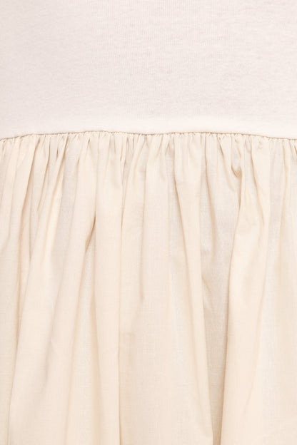 Franki Midi Dress - White Cream