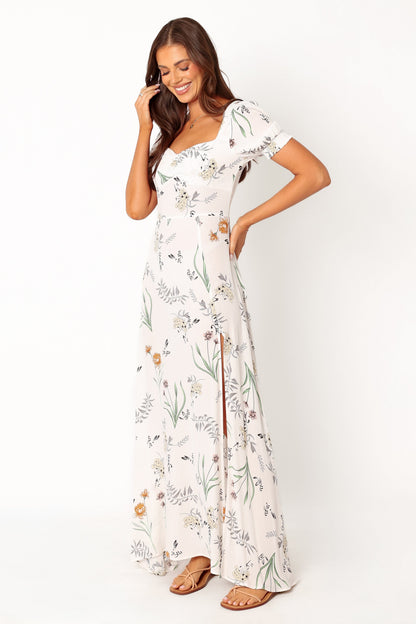 Franklin Maxi Dress - White Floral