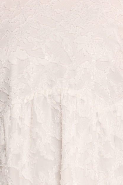 Giselle Mini Dress - White Floral