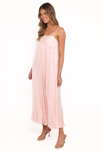 Halsey Midi Dress - Pink