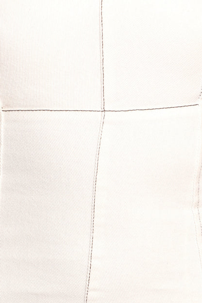 Isley Mini Dress - White Denim
