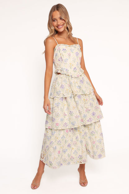 Iveta Midi Dress - Multi Floral