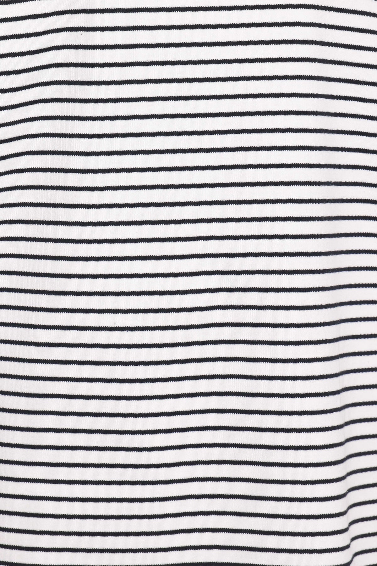 Hellen Stripe Short Set - White Black Stripe