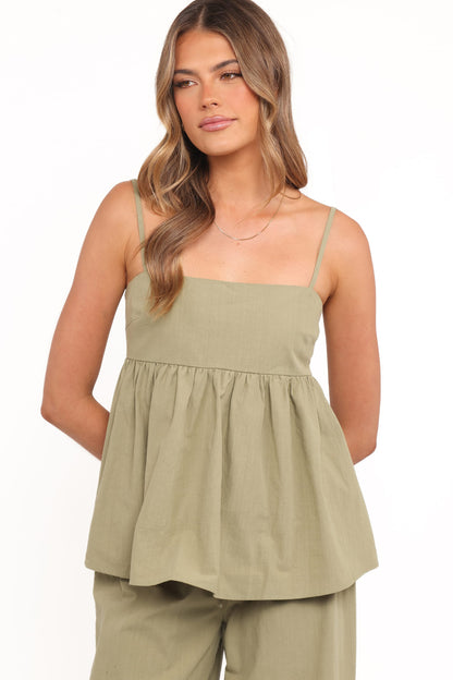 Jessica Pant Set - Olive