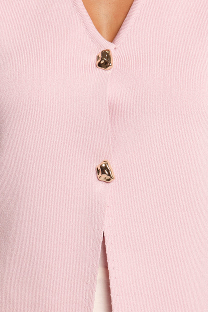 Everlee Knit Vest Top - Pink