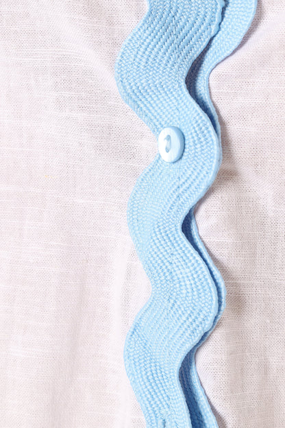 Harry Shirt - White Blue