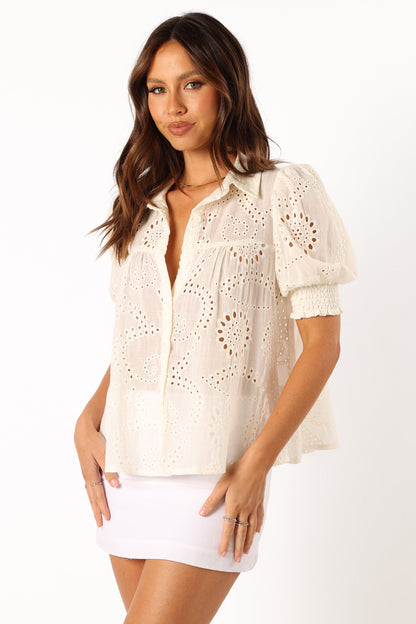 Janelle Top - White