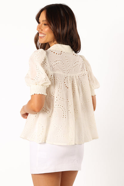Janelle Top - White