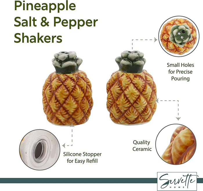 Pineapple Salt & Pepper Shakers