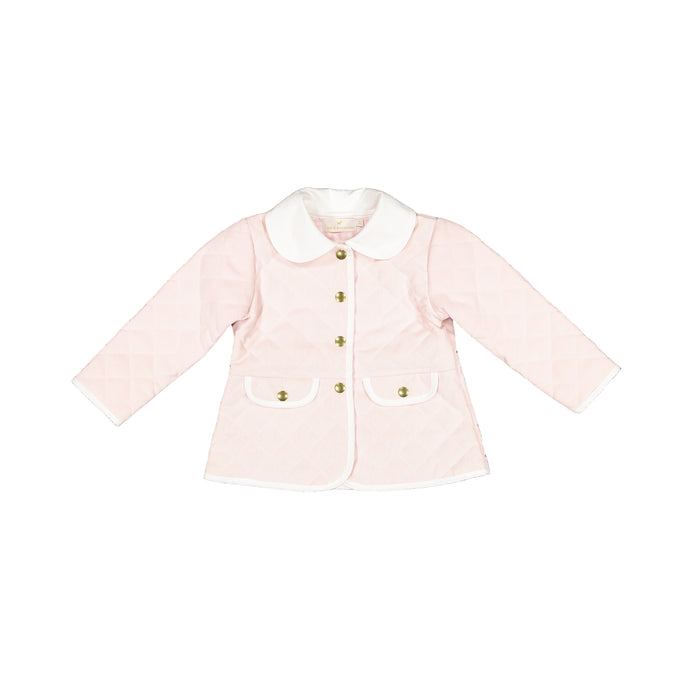 Pink Classic Quilted Jacket
