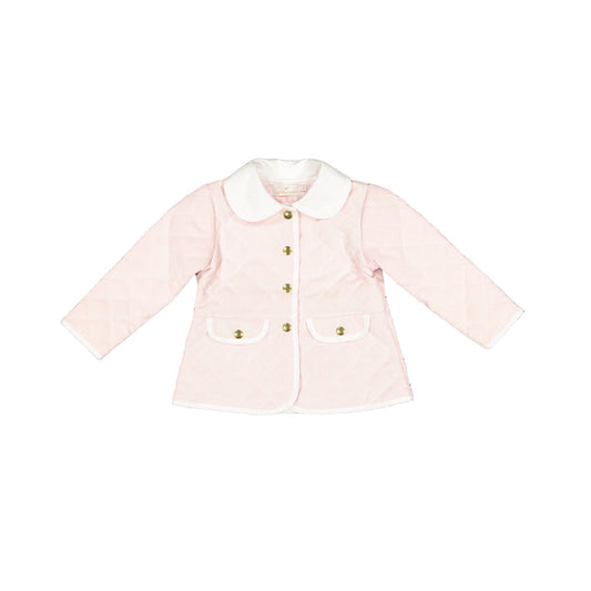 Pink Classic Quilted Jacket