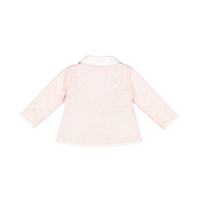 Pink Classic Quilted Jacket